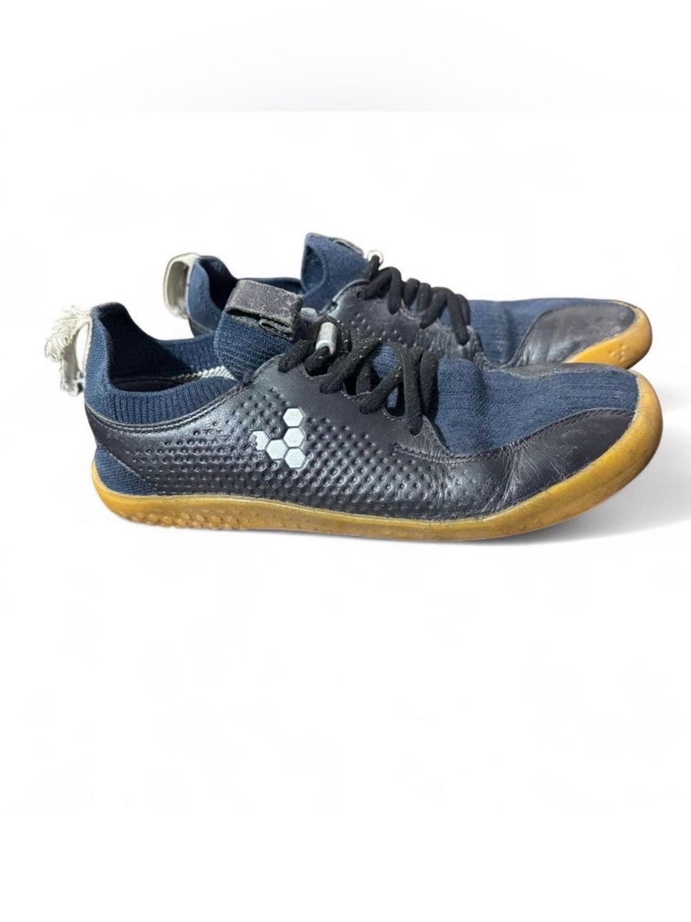 Vivo barefoot Navy with Gum Kids Minimalist Sneakers